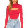 Lovers And Friends Viana Top In Red Orange -Lovers and Friends Sales Shop LOVF WS2267 V1
