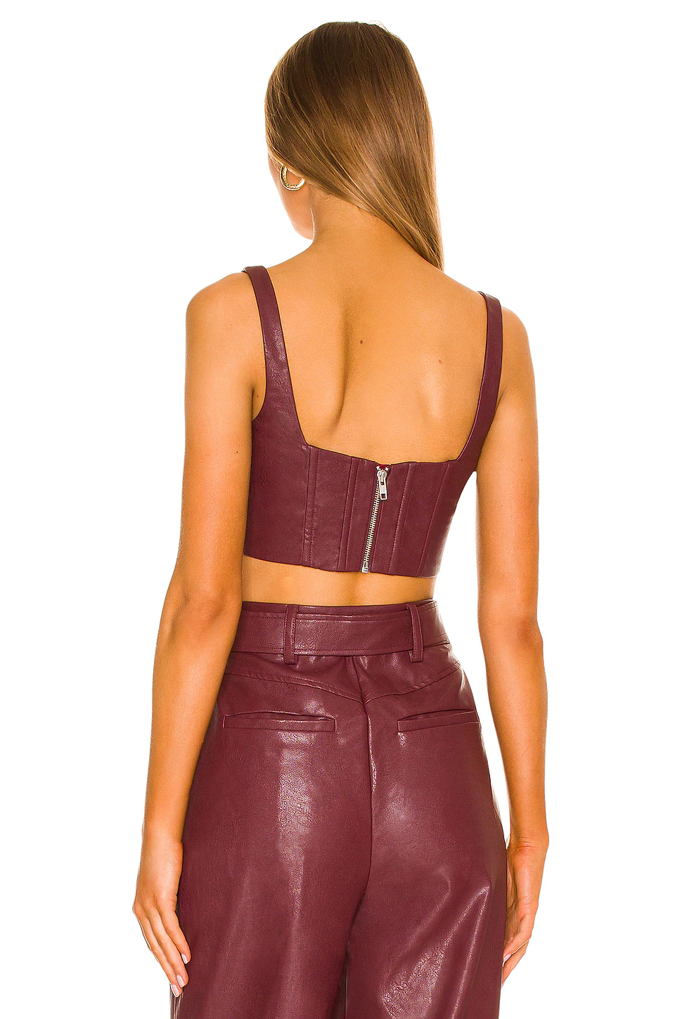 Lovers And Friends Bardot Corset Top In Burgundy 5 Lovers And Friends Bardot Corset Top In Burgundy - Image 3