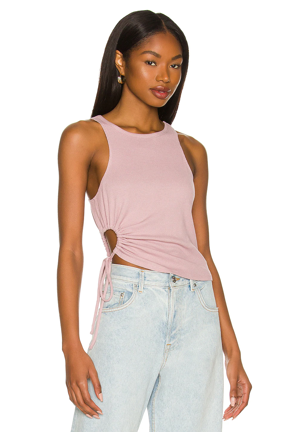 Lovers And Friends Bernie Tank Top In Mocha Brown