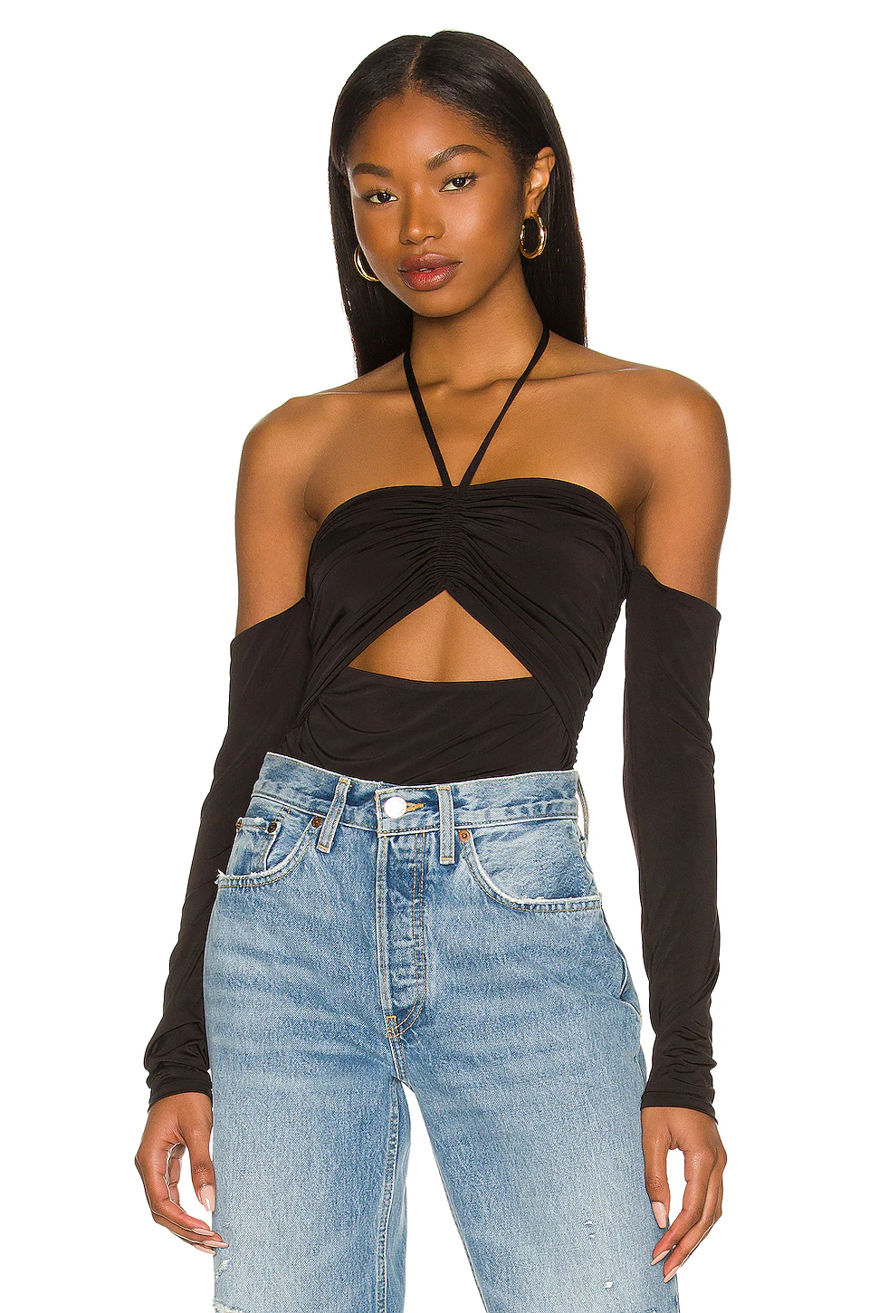 Lovers And Friends Gwyn Bodysuit In Black