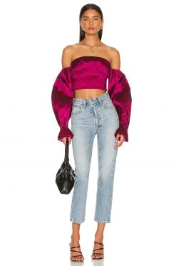 Lovers And Friends Fraya Top In Raspberry Red -Lovers and Friends Sales Shop LOVF WS2306 V4