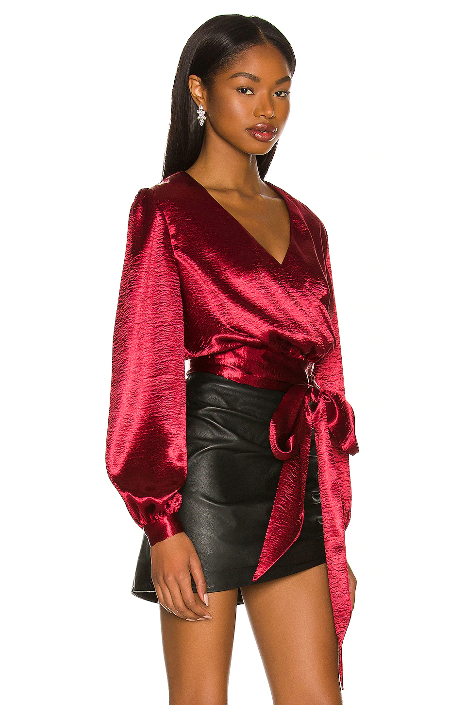 Lovers And Friends Kelly Top In Wine Red 4 Lovers And Friends Kelly Top In Wine Red - Image 2