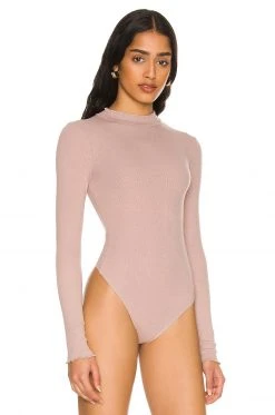 Lovers And Friends Abrielle Bodysuit In Soft Mauve -Lovers and Friends Sales Shop LOVF WS2318 V3