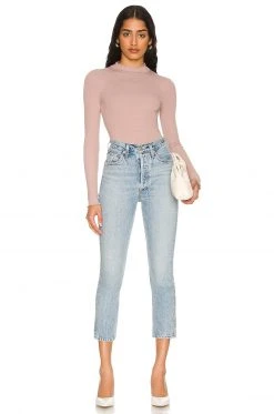 Lovers And Friends Abrielle Bodysuit In Soft Mauve -Lovers and Friends Sales Shop LOVF WS2318 V5