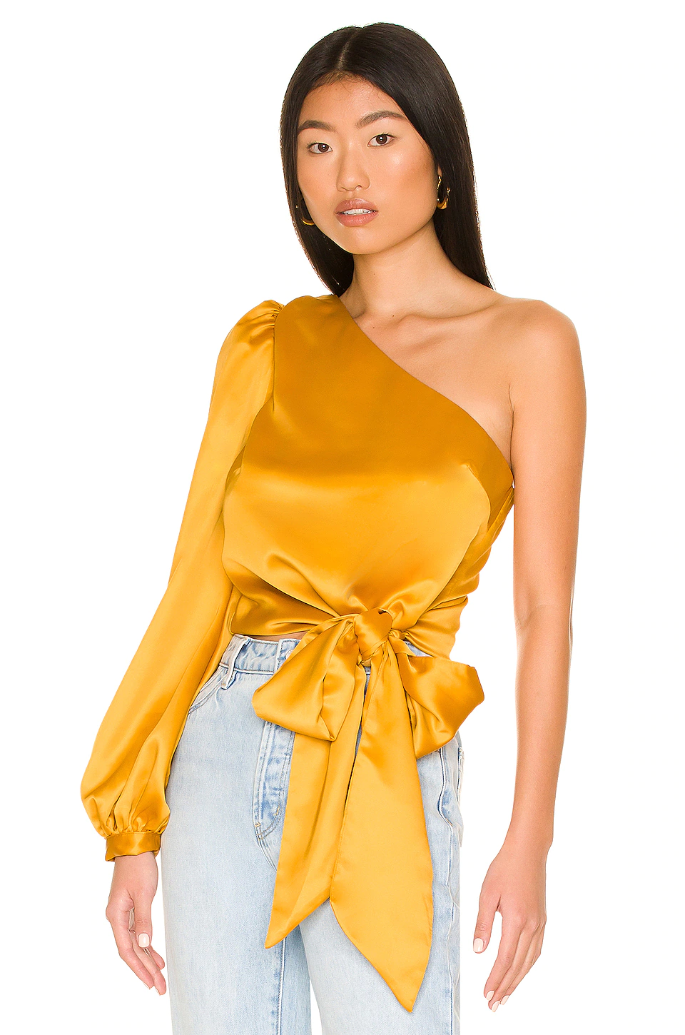 Lovers And Friends Kendall Blouse In Mustard Yellow
