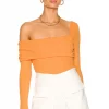 Lovers And Friends Florence Bodysuit In Orange -Lovers and Friends Sales Shop LOVF WS2327 V1