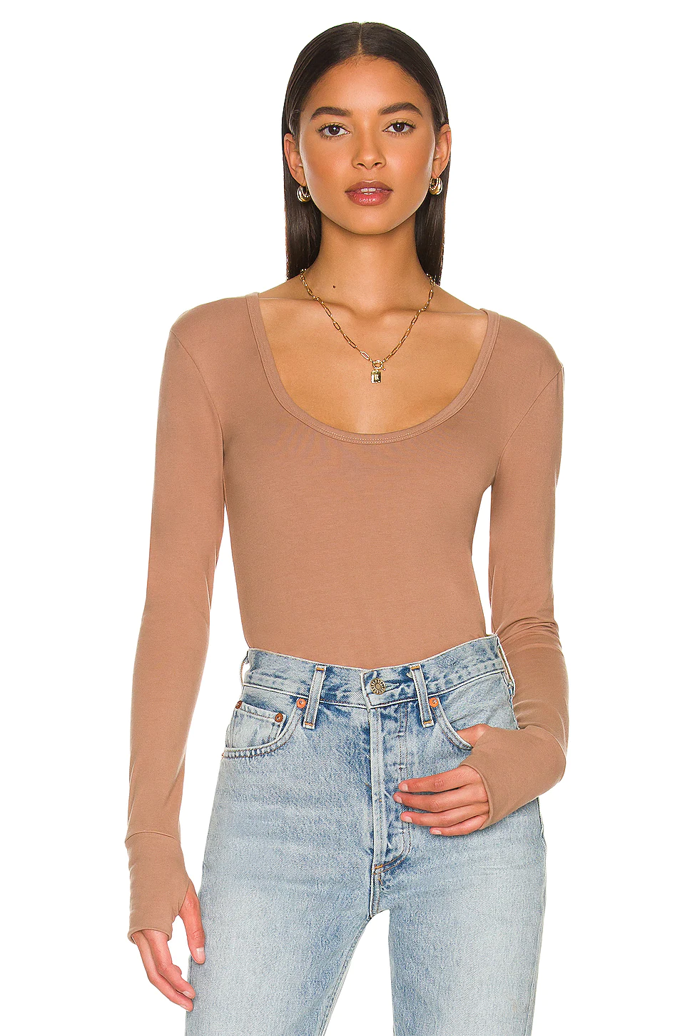 Lovers And Friends Noah Top In Tan