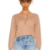 Lovers And Friends Romina Top In Deep Tan -Lovers and Friends Sales Shop LOVF WS2362 V1