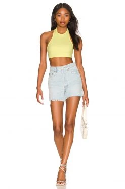 Lovers And Friends Danielle Top In Sunshine Yellow -Lovers and Friends Sales Shop LOVF WS2381 V4