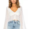 Lovers And Friends Lily Top In Off White -Lovers and Friends Sales Shop LOVF WS866 V1