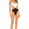 Lovers And Friends Paetyn One Piece In Black & White 1 Lovers And Friends Paetyn One Piece In Black & White -Lovers and Friends Sales Shop LOVF WX597 V1