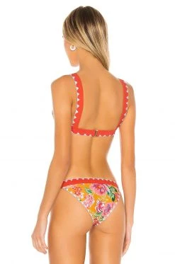 Lovers And Friends Adrift Top In Tangerine Floral 4 Lovers And Friends Adrift Top In Tangerine Floral -Lovers and Friends Sales Shop LOVF WX646 V3