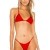 Lovers And Friends Worth It Bikini Top In Red -Lovers and Friends Sales Shop LOVF WX659 V1