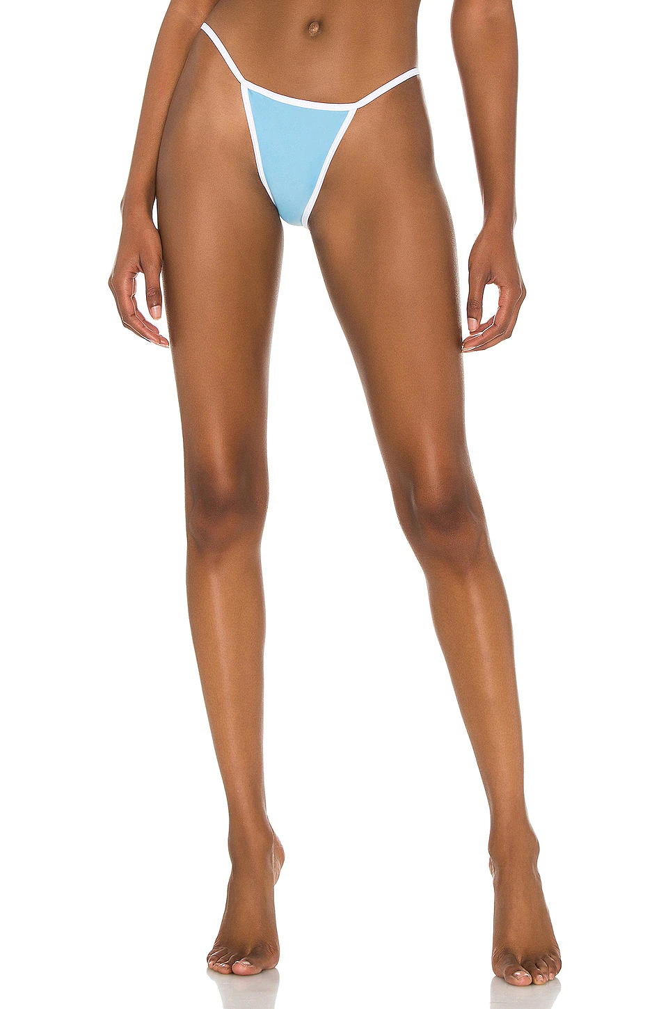 Lovers And Friends Sutra Bottom In Sky Blue & White