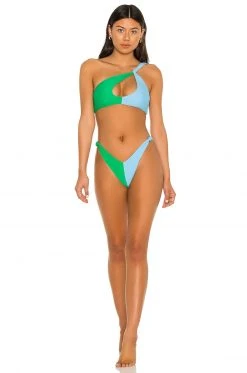 Lovers And Friends Jordy Bottom In Blue & Green -Lovers and Friends Sales Shop LOVF WX795 V4