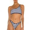 Lovers And Friends Valora Top In Blue & White Stripe -Lovers and Friends Sales Shop LOVF WX862 V1