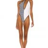 Lovers And Friends Valora One Piece In Blue & White Stripe -Lovers and Friends Sales Shop LOVF WX919 V1