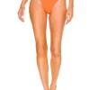 Lovers And Friends Aiken High Waist Bottom In Bright Orange -Lovers and Friends Sales Shop LOVF WX922 V1