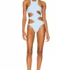 Lovers And Friends Say It One Piece In Baby Blue 2 Lovers And Friends Say It One Piece In Baby Blue -Lovers and Friends Sales Shop LOVF WX969 V1